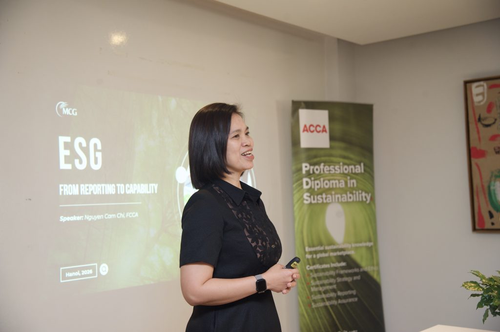 Bà Nguyễn Cẩm Chi – Giám đốc Khối Phát triển Bền vững, MCG
